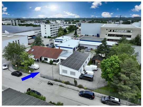 Vielseitig nutzbare Gewerberesidenz mit Büroflächen und Lagerhalle auf 1.402 m² großem Grundstück