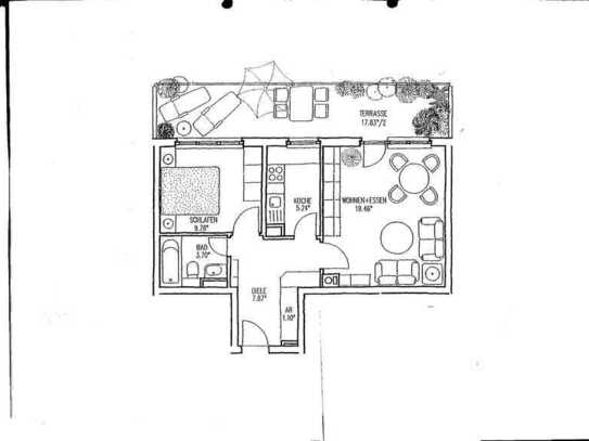 Schöne 2-Zimmer-Wohnung in Pfungstadt