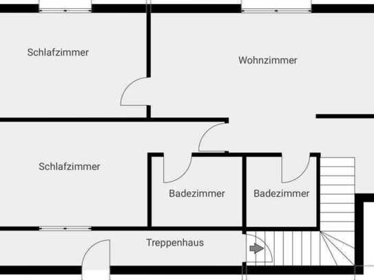 Kernsanierte 3 Zimmer-Dachgeschosswohnung