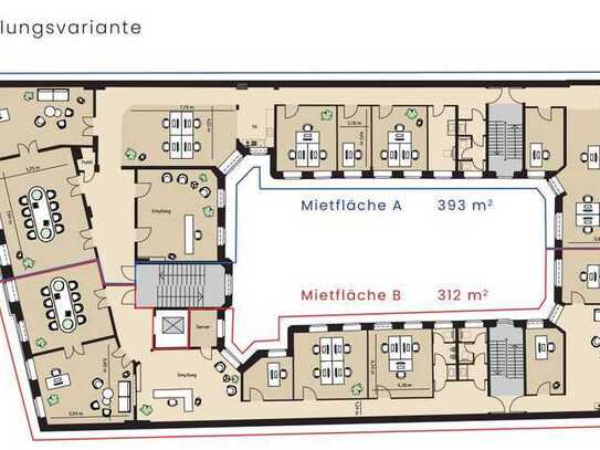 PROVISIONSFREI für Mieter/in: Modernisierte Büroeinheit(en) in Berlin-Mitte/Kreuzberg