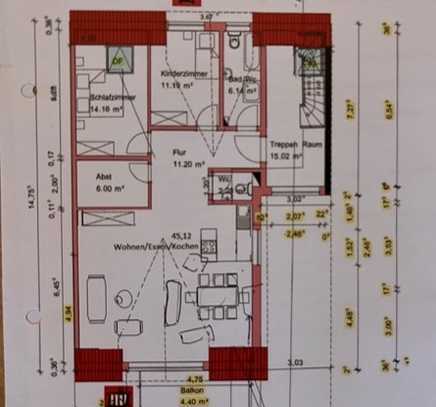 Luxuriöse 3,5-Zimmer-Wohnung in Mühlhausen