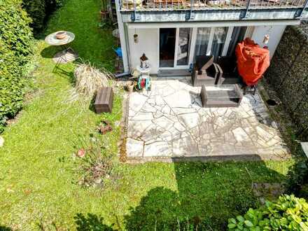 Sehr ruhige Terrassenwohnung mit ca. 120 m² sonnigem Garten in top Lage!