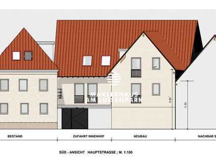 Kernsanierte 2-Zi. Whg. im sandgestrahlten Dreiseithof im energieeffizienten Projekt in Flemlingen