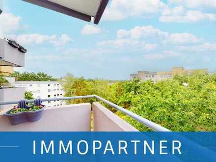IMMOPARTNER - Wohnkomfort im 6. Stock: 3 Zimmer, Balkon & Aussicht!