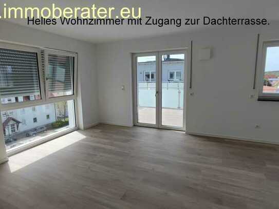 Ungewöhnlich und sehr schön wohnen / 3-Zi-Penthouse / WFL ca. 94 m² / Dachterrasse 32 m² / Sie freue