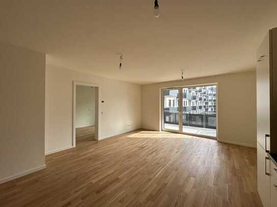 KfW 40-Neubau-Wohnung mit EBK, Südbalkon, Echtholzparkett, Fahrstuhl, Tiefgarage