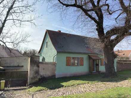 Gemütlicher Hof im grünen Saaletal in Dobis