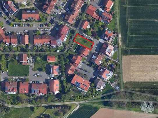 +++BIETERVERFAHREN+++ Ortsrandlage, ca. 338m² großes Grundstück in Jöhlingen