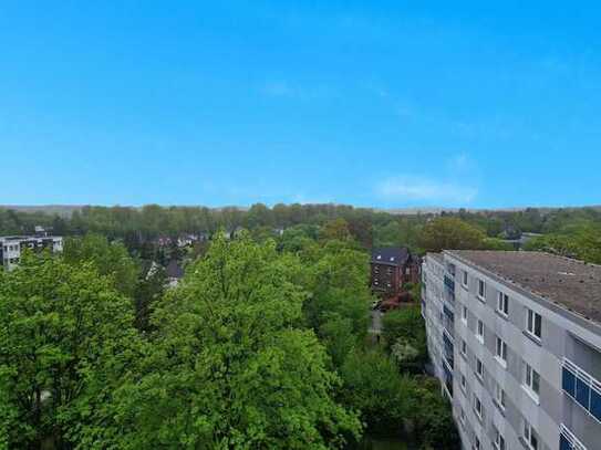 Renovierungsbedürftige Etagenwohnung mit atemberaubendem Blick über Kettwig