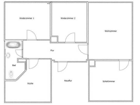 Erstbezug nach Sanierung: freundliche 4-Zimmer-Wohnung in Lichtentanne OT Stenn
