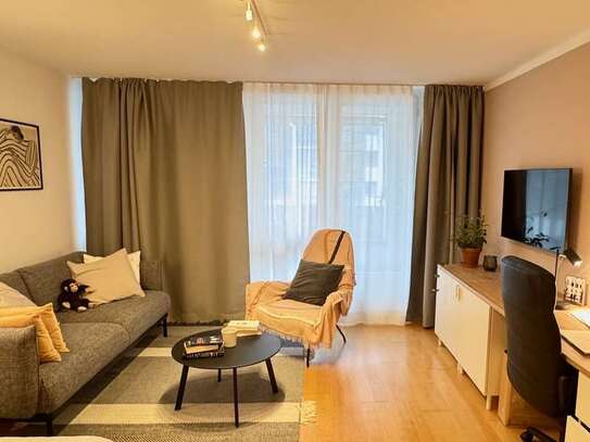 Möbliert: Großzügiges 1-Zimmer Apartment