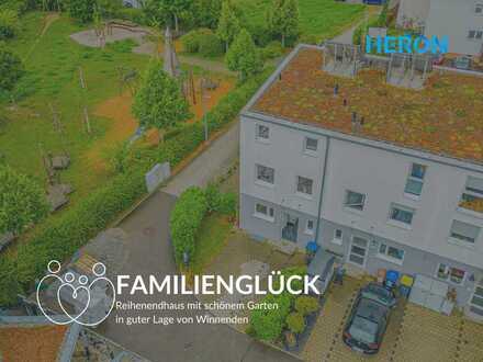 FAMILIENGLÜCK - Modernes Reihenendhaus mit schönem Garten in idealer Lage von Winnenden