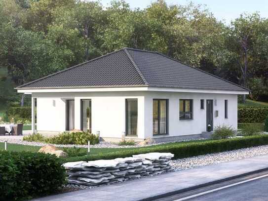 Moderner Kfw40+ Bungalow mit Grundstück