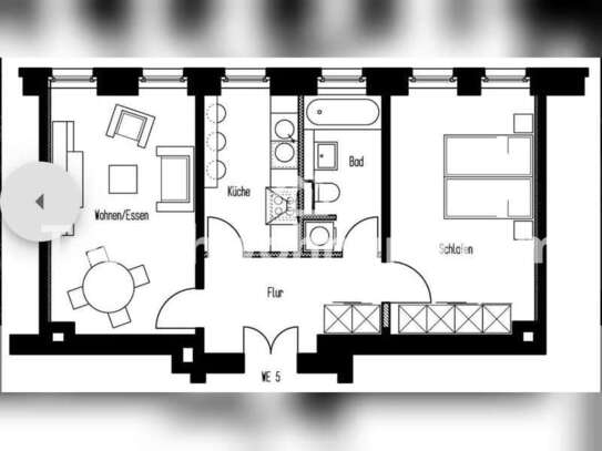 Tauschwohnung: Zentrale 2 Zimmer Wohnung in Connewitz