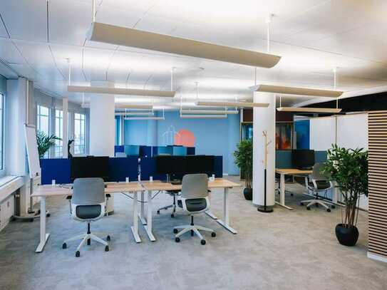 Arbeitsplätze - voll ausgestattet - in modernem Office Space