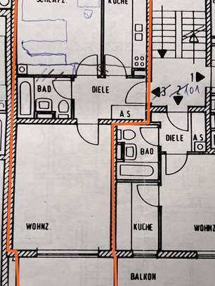 2,5 Zimmer-Wohnung zu vermieten