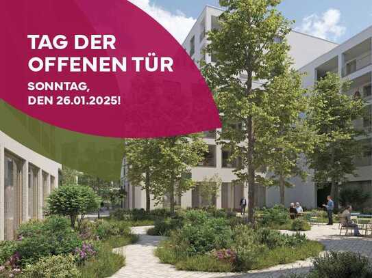 Neubau mit eigenem Garten: Zwei Zimmer für Naturliebhaber!