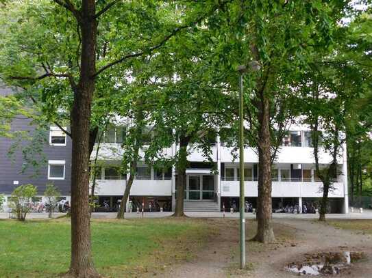 Einzimmerwohnung mit Aussicht in Augsburg