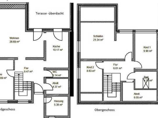 Günstiges, vollständig renoviertes 5-Raum-Reihenendhaus mit EBK in Elsfleth