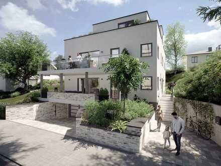 Neubau: Moderne Erdgeschosswohnung mit großer Terrasse