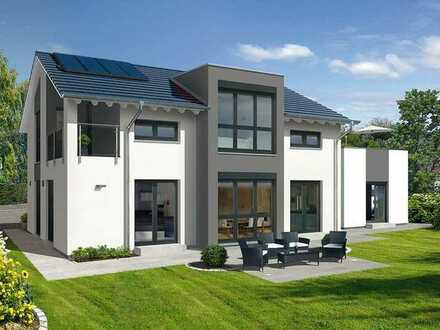Nachhaltiges Wohnkonzept zum Wohlfühlen - KFW 40 Haus mit stilvollem Ambiente