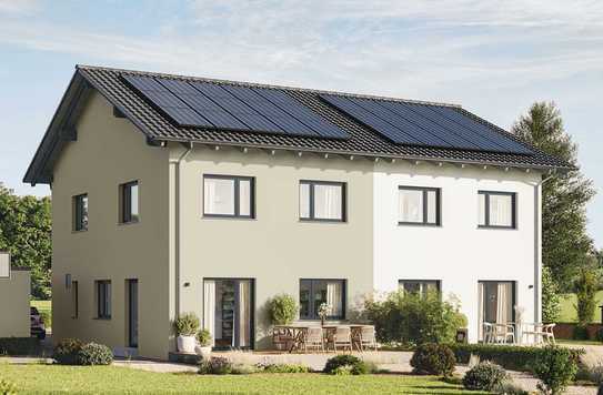 Neubau DH-Hälfte, 125m², nachhaltig & energieeffizient, fast schlüsselfertig