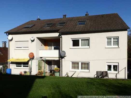 Vermietete 3-Zimmer-Wohnung mit Terrasse im Ortszentrum von Wasseralfingen