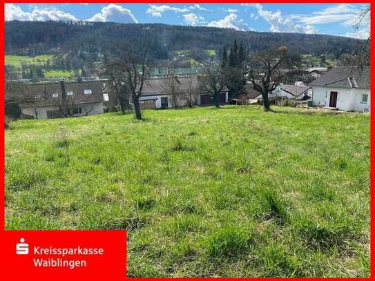 Sulzbach an der Murr: Tolles Baugrundstück in gewachsenem Wohngebiet und toller Aussichtslage!