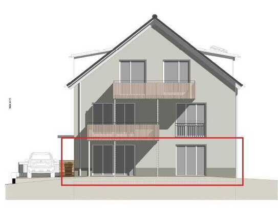 Erstbezug mit Terrasse und Einbauküche: Stilvolle 2,5-Zimmer-