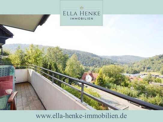 Traumaussicht! Schöne, gemütliche Ferienwohnung mit Kamin, großem Balkon + Garage...