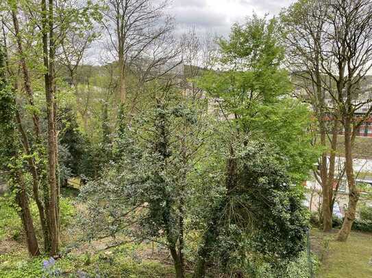 Wohnen an der Hardt. Schönes 1-Zimmer Appartement mit Küche, Diele und Wannenbad mit Fenster.