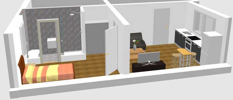 exklusiv möblierte 2-Zimmer-Einliegerwohnung in Stuttgart