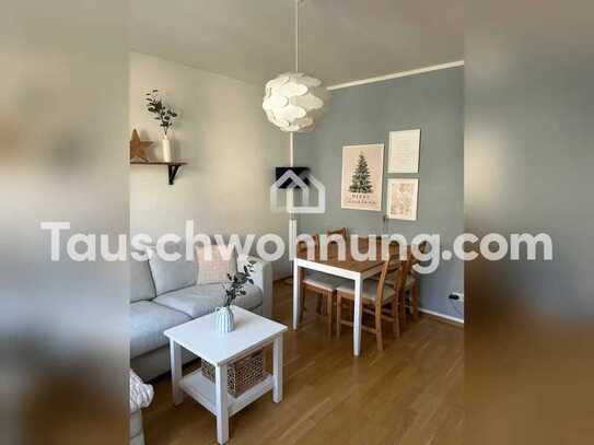 Tauschwohnung: 1,5 Zimmer-Wohnung in Neuhausen (33 m²) für größere Wohnung