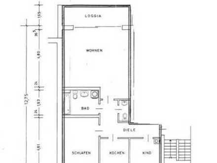 3-Zimmer-Wohnung mit Balkon