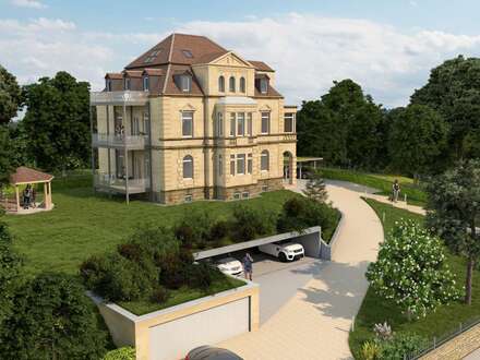 (Bezug 01.07.2023) 3,5 Zimmer DG Wohnung in stilvoller herrschaftlicher Villa - Heilbronn OST