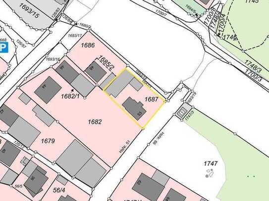 Attraktives Baugrundstück mit Altbestand in Sünching