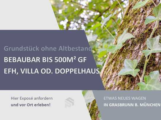 2 DHH od. großes EFH | Baugrundstück | Naturnah & Privat | Kein Altbestand