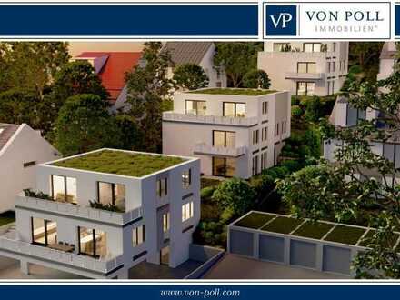 Moderne Penthouse-Wohnung - exklusive Architektur auf großzügigem Areal - KFW40 - FÖRDERFÄHIG