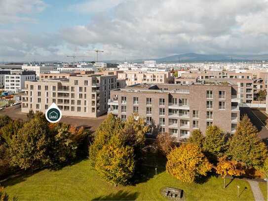 Ausblick auf Frankfurt: 3-Zimmer-Wohnung mit Loggia am Bonifatiuspark