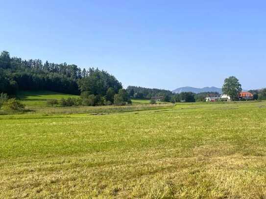 Huglfing - herrliches Baugrundstück mit Blick und angrenzenden Wiesen