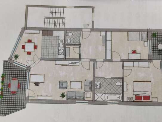 3-Zimmer-Wohnung mit 2 Balkonen und EBK in Aegidienberg