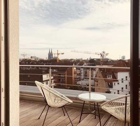 2-Zimmer-Penthouse mit Domblick und Dachterrasse