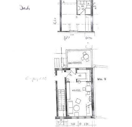 Stilvolle 2-Raum-Maisonette-Wohnung mit Balkon in Nauen