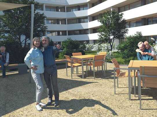 Wohl umsorgt altersgerecht Leben - Schickes 2-Zimmer-Apartment mit Fernblick über Hofheim!
