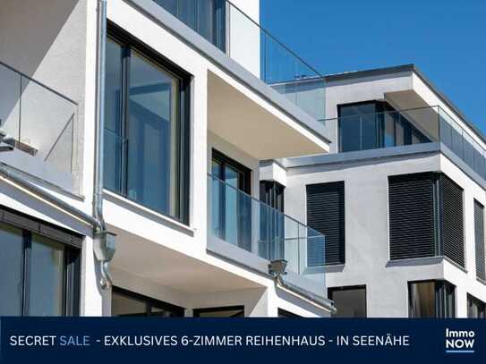 Erstbezug: Exklusives Reihenhaus in Seenähe - 5 Zimmer - Garten - Außenstellplatz - 2 Terrasse