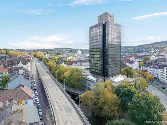 Einmalige Gelegenheit mit vielfältigen Nutzungsmöglichkeiten! 
Hochhaus im 80er Jahre Retro Style