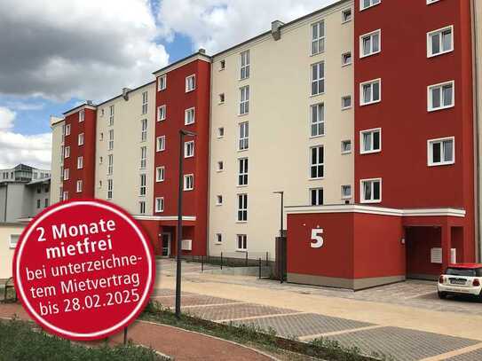 Wohnen mit Service! Schönes 2-Zimmer-Apartment in Chemnitz