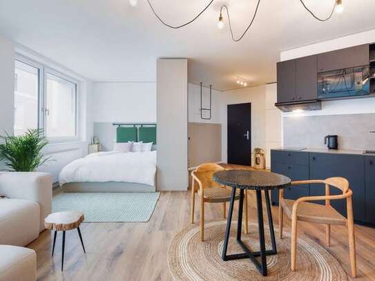 Möbliertes großes Studio-Apartment am Hauptbahnhof