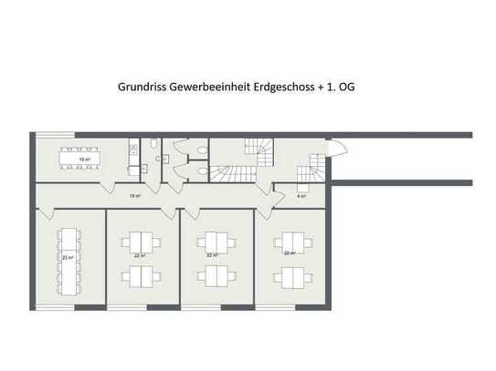 Gewerbeflächen in bester Lage - teilbar