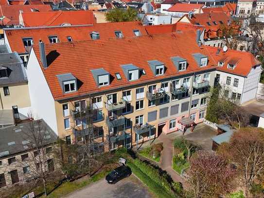 Halle Saale - hübsches kleines Single-Apartment mit Balkon in zentraler Altstadtlage !